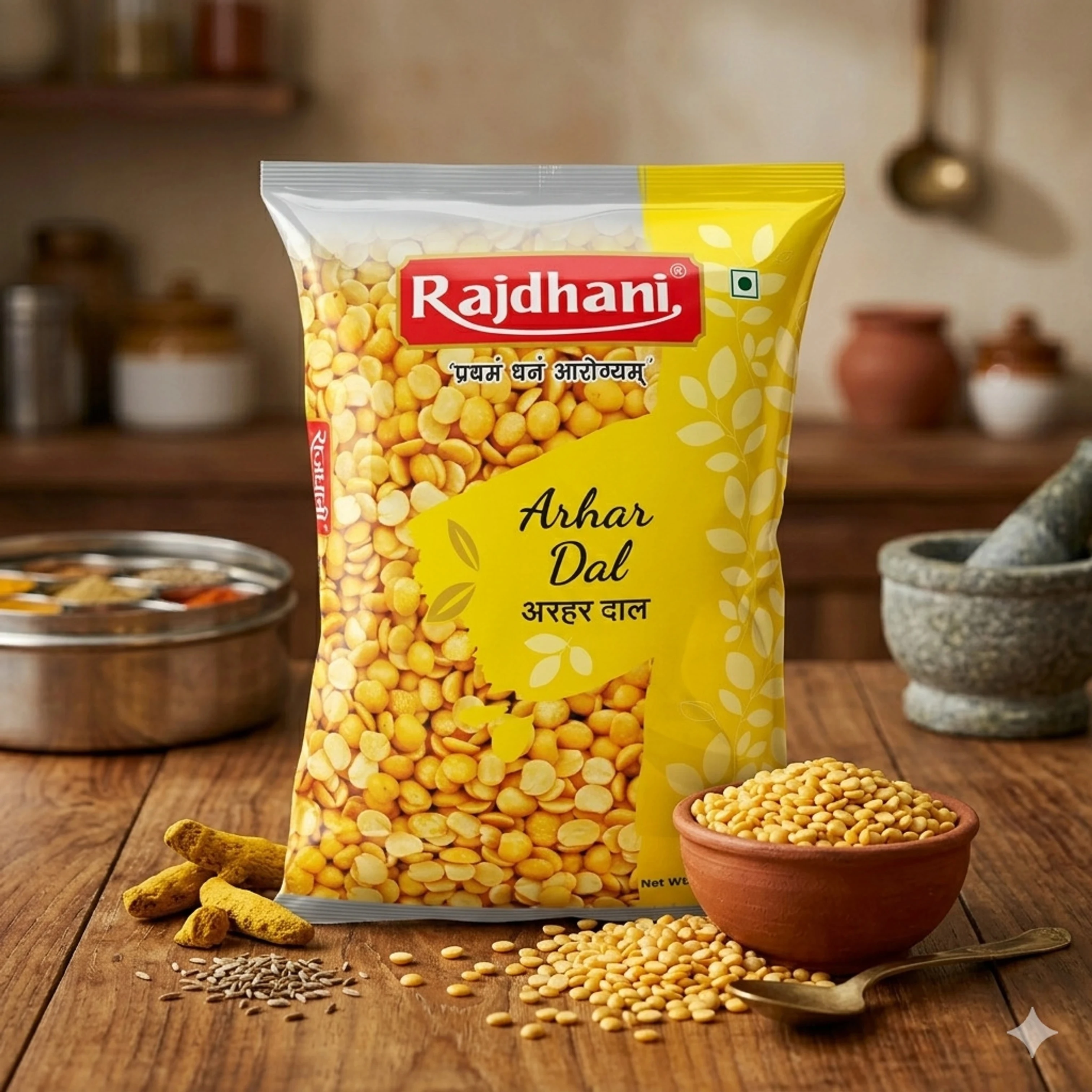 Rajdhani Arhar Dal - 500g